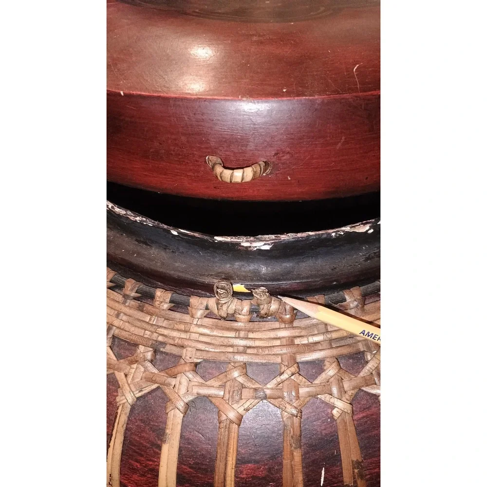 Burmese Chinese Home Decor 2️⃣4️⃣x1️⃣7️⃣Large Asian Woven Bamboo Storage Basket